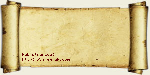 Jasmina Begović vizit kartica