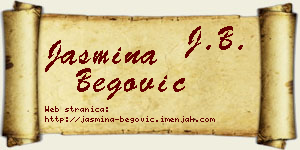 Jasmina Begović vizit kartica